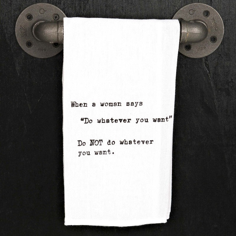 Quote Dish Towel