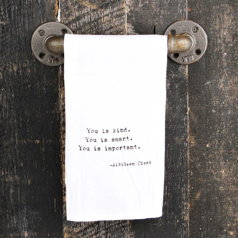 Quote Dish Towel