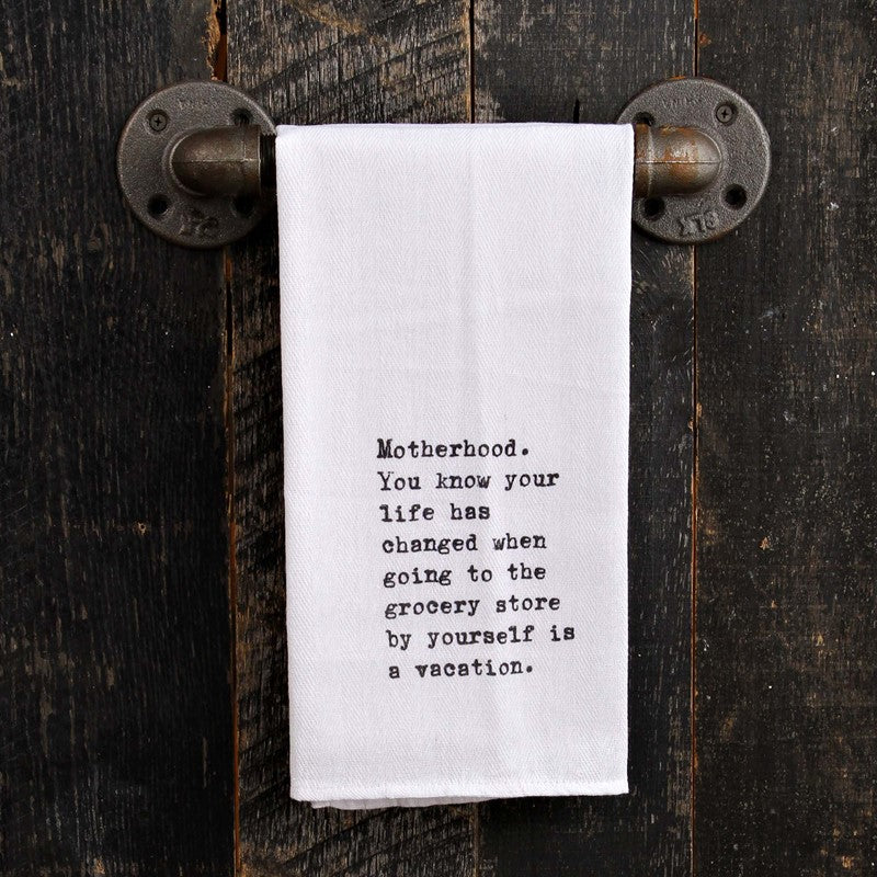 Quote Dish Towel