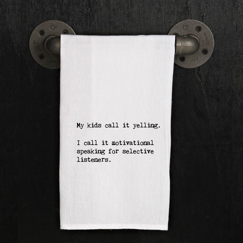 Quote Dish Towel