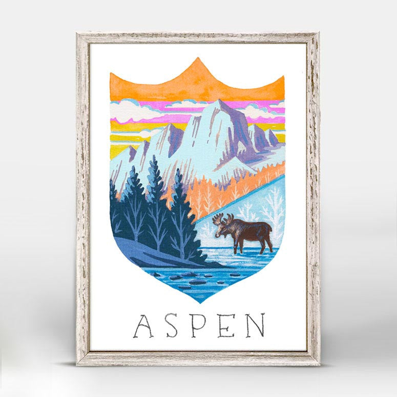NATIONAL PARK ASPEN MINI CANVAS