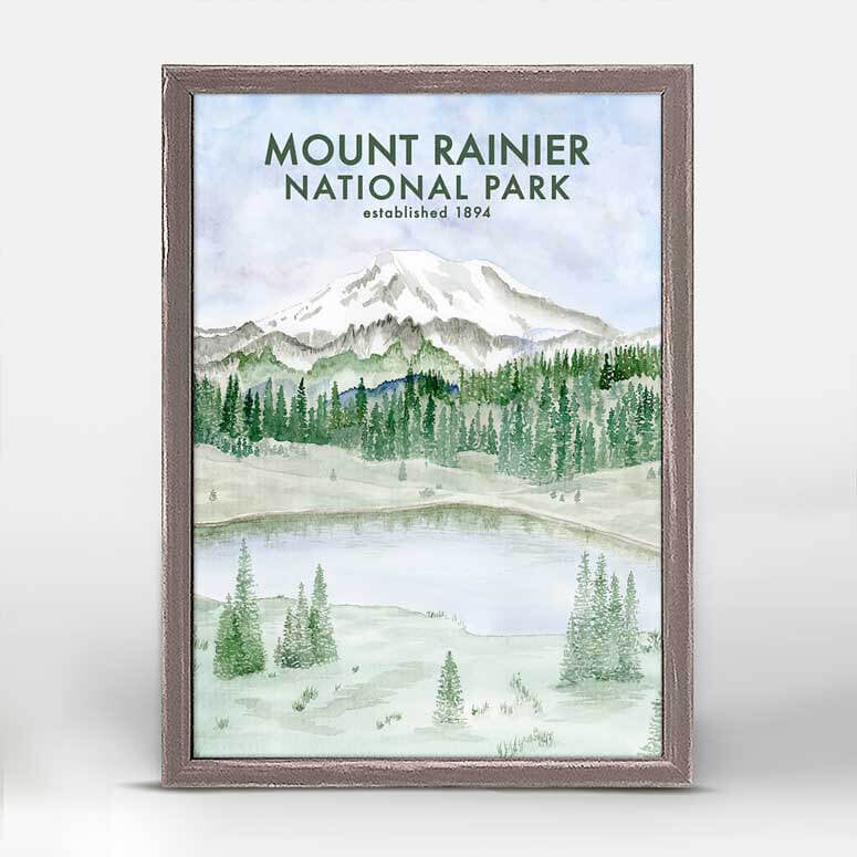 Mount Rainier Mini Canvas