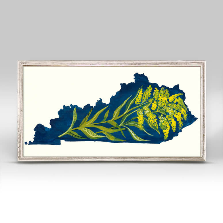 KENTUCKY MINI FRAMED CANVAS