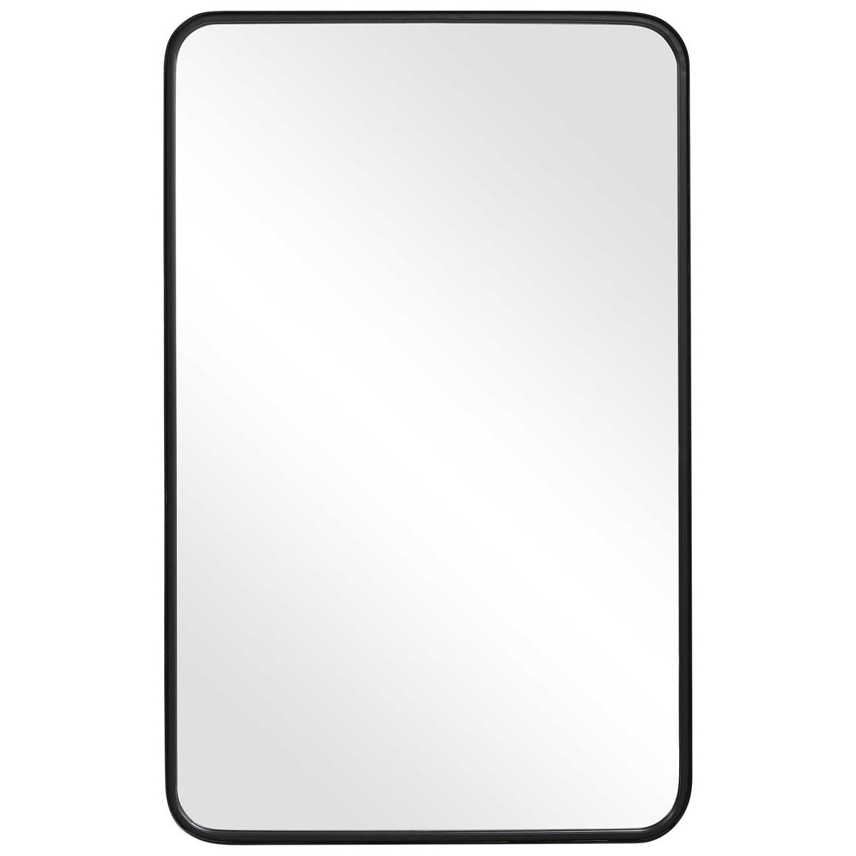 Satin Black Wall Mirror