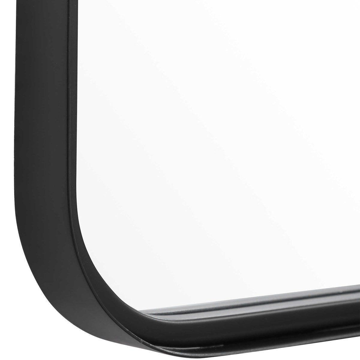 Satin Black Wall Mirror