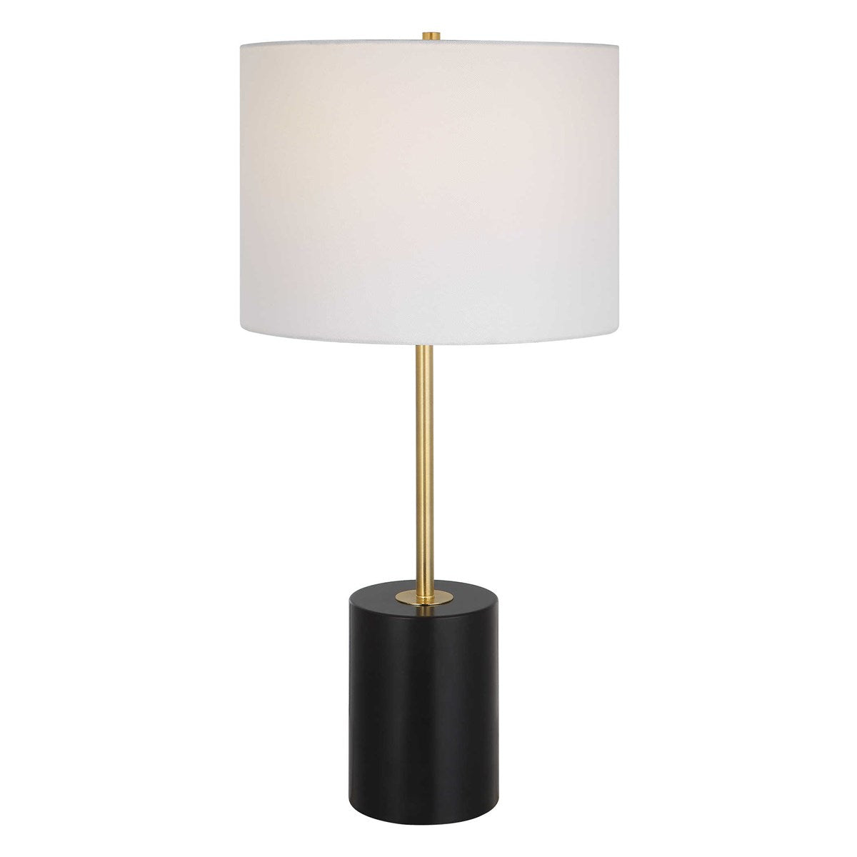 Black Column Table Lamp