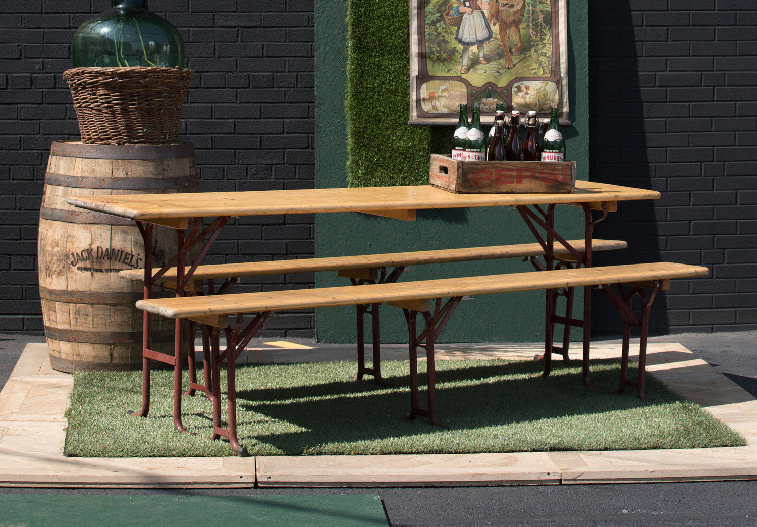 Beer Garden Benches And Tables | Fasci Garden
