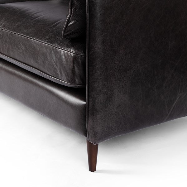 Sage Leather Sofa
