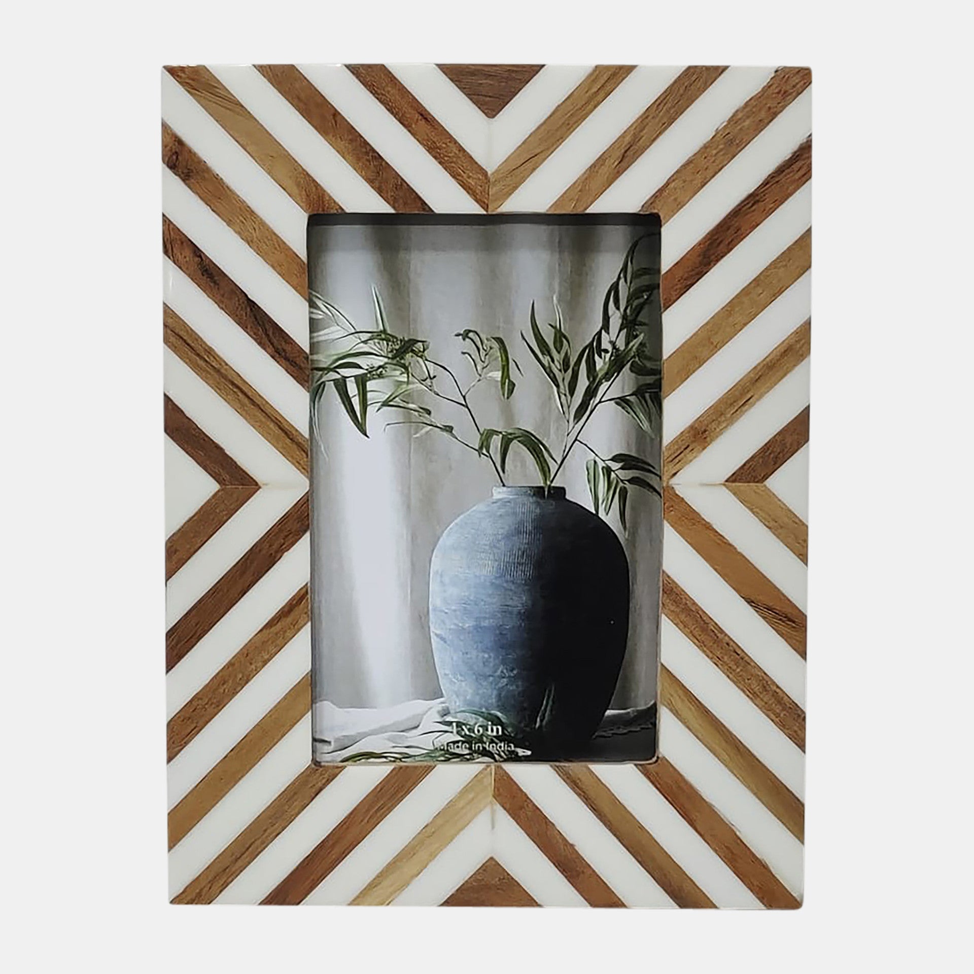 Herringbone Lines Photo Frame