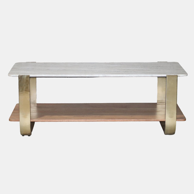 Marble Top Rectangle Coffee Table