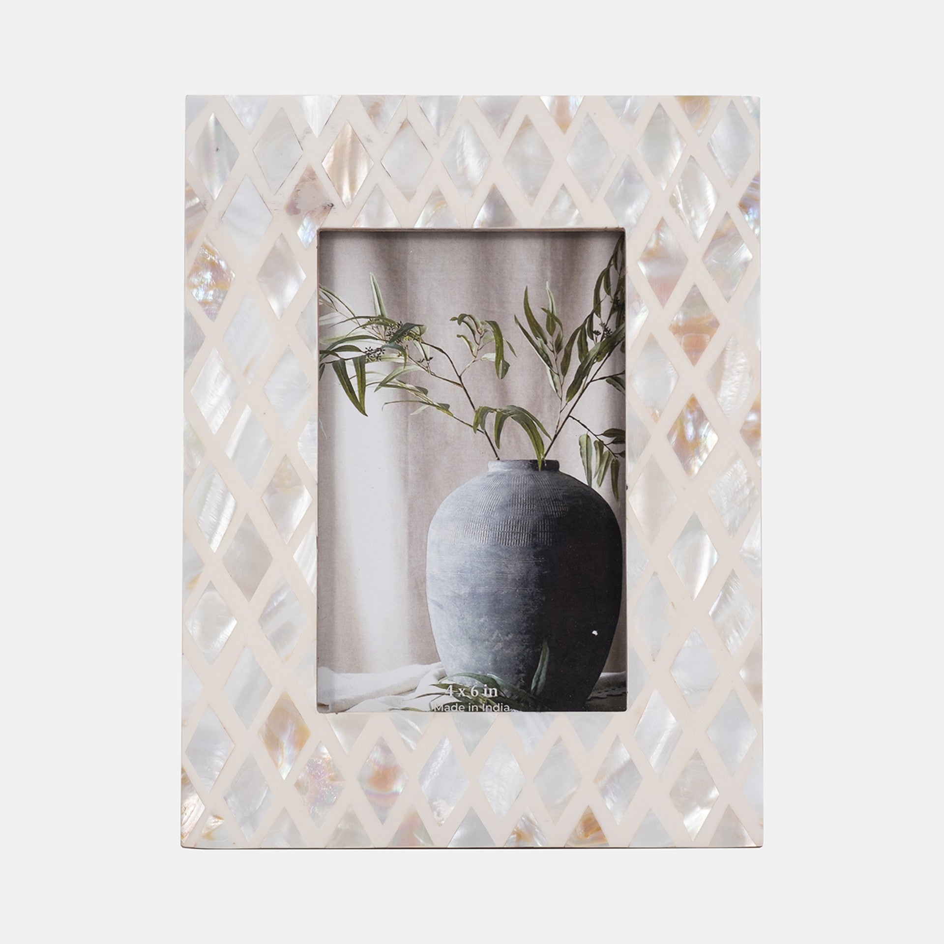 Capiz Diamond Photo Frame