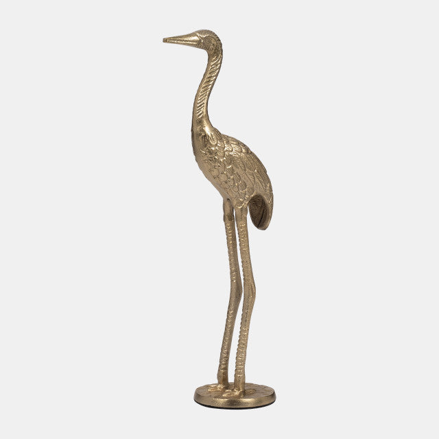 Gold Standing Crane