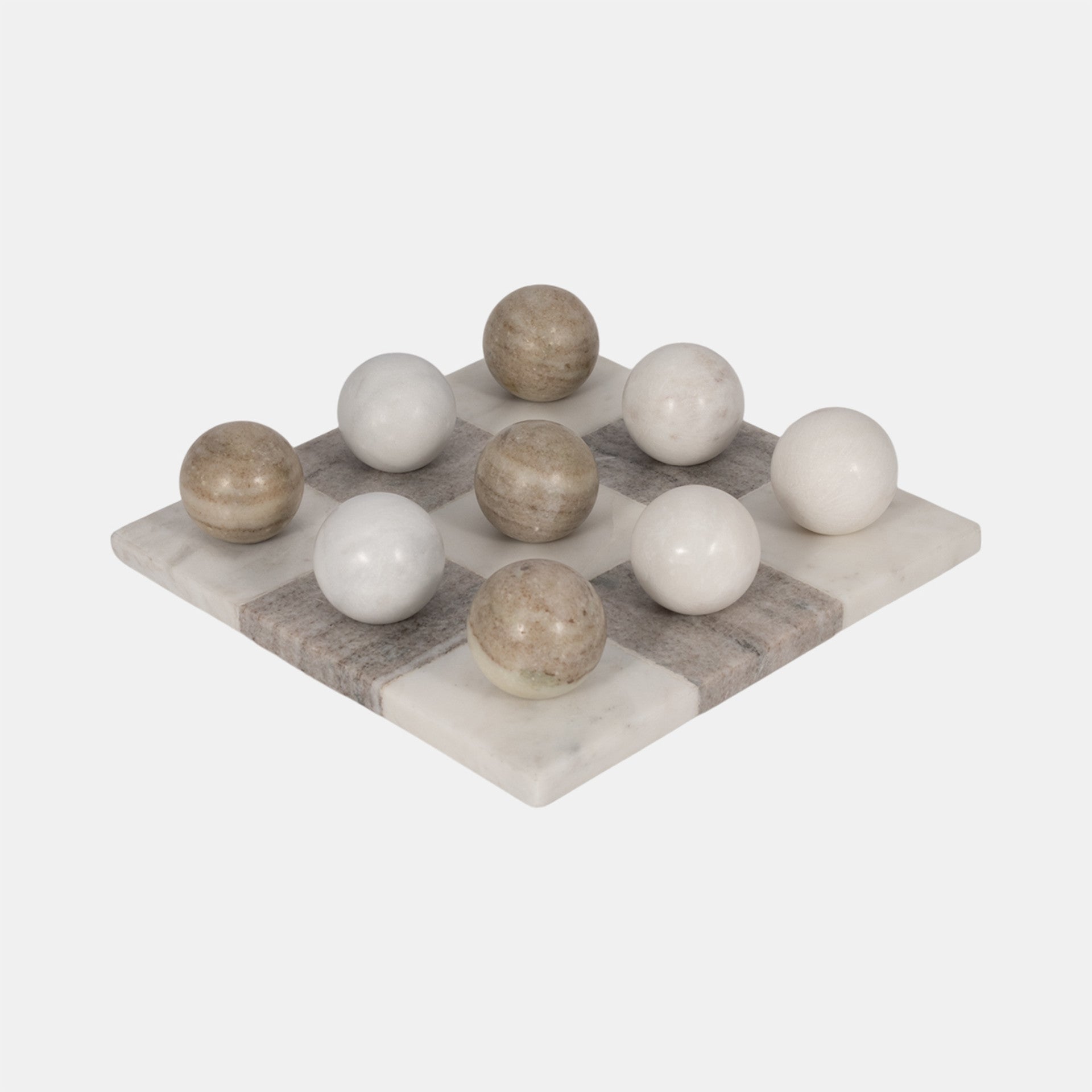 Marble Tic-Tac-Toe Board