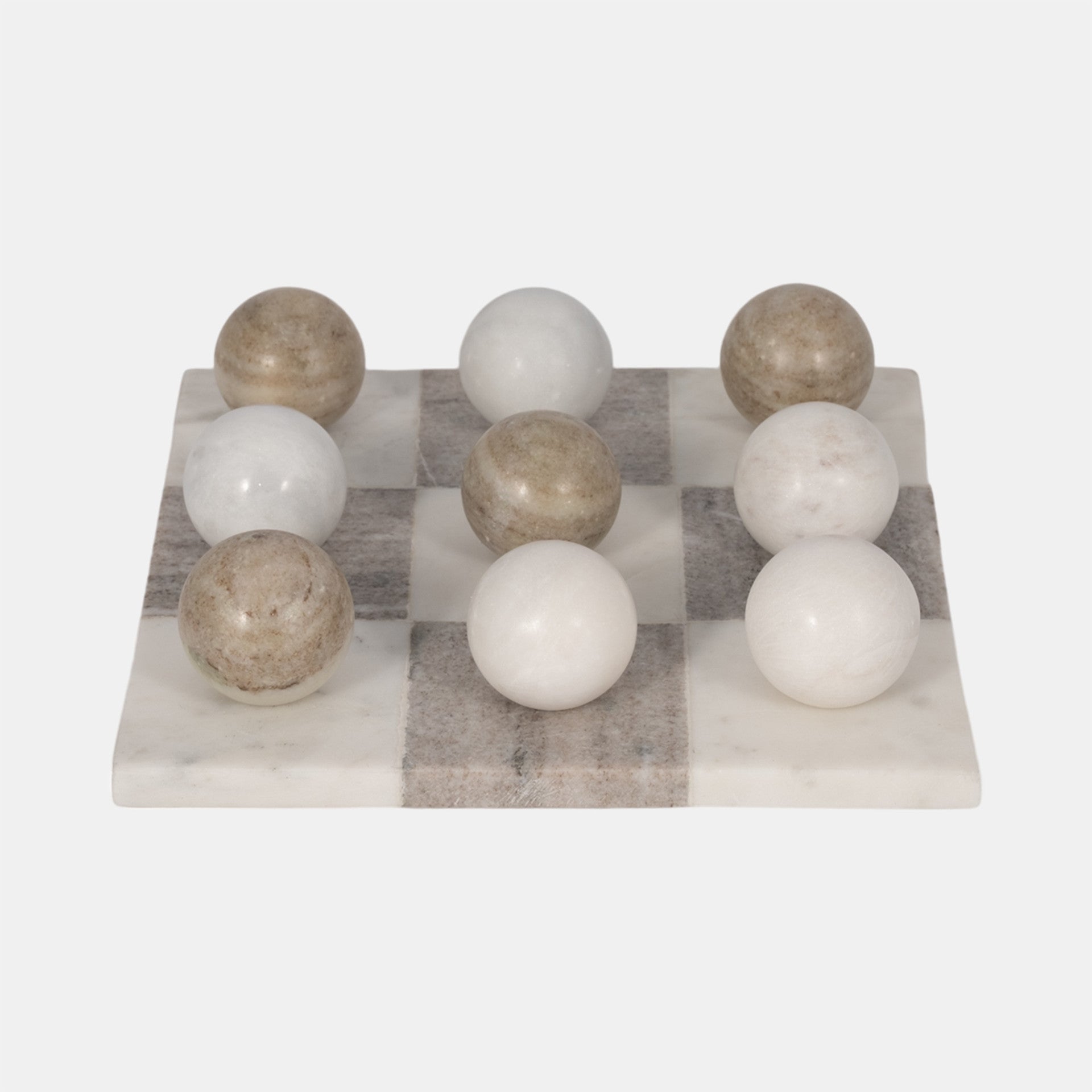 Marble Tic-Tac-Toe Board