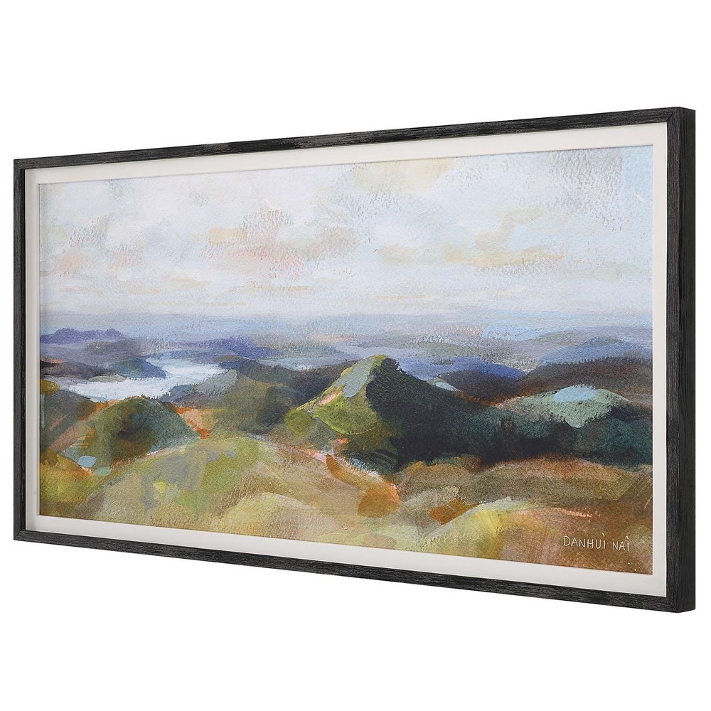 Above the Lakes Framed Art