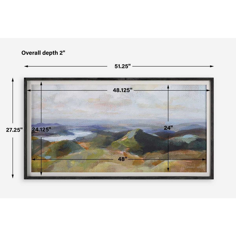 Above the Lakes Framed Art