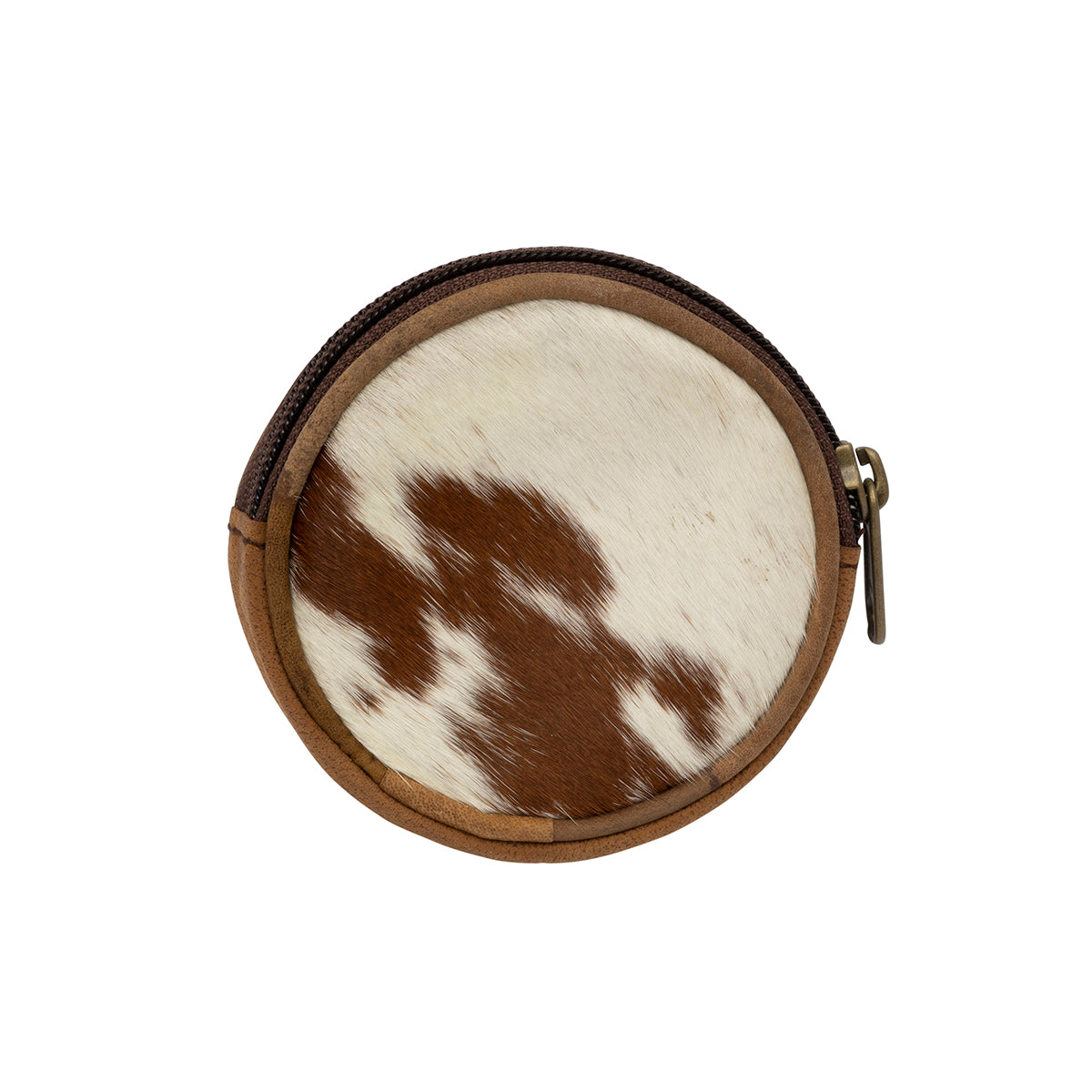 Cowhide Coinpurse- Round