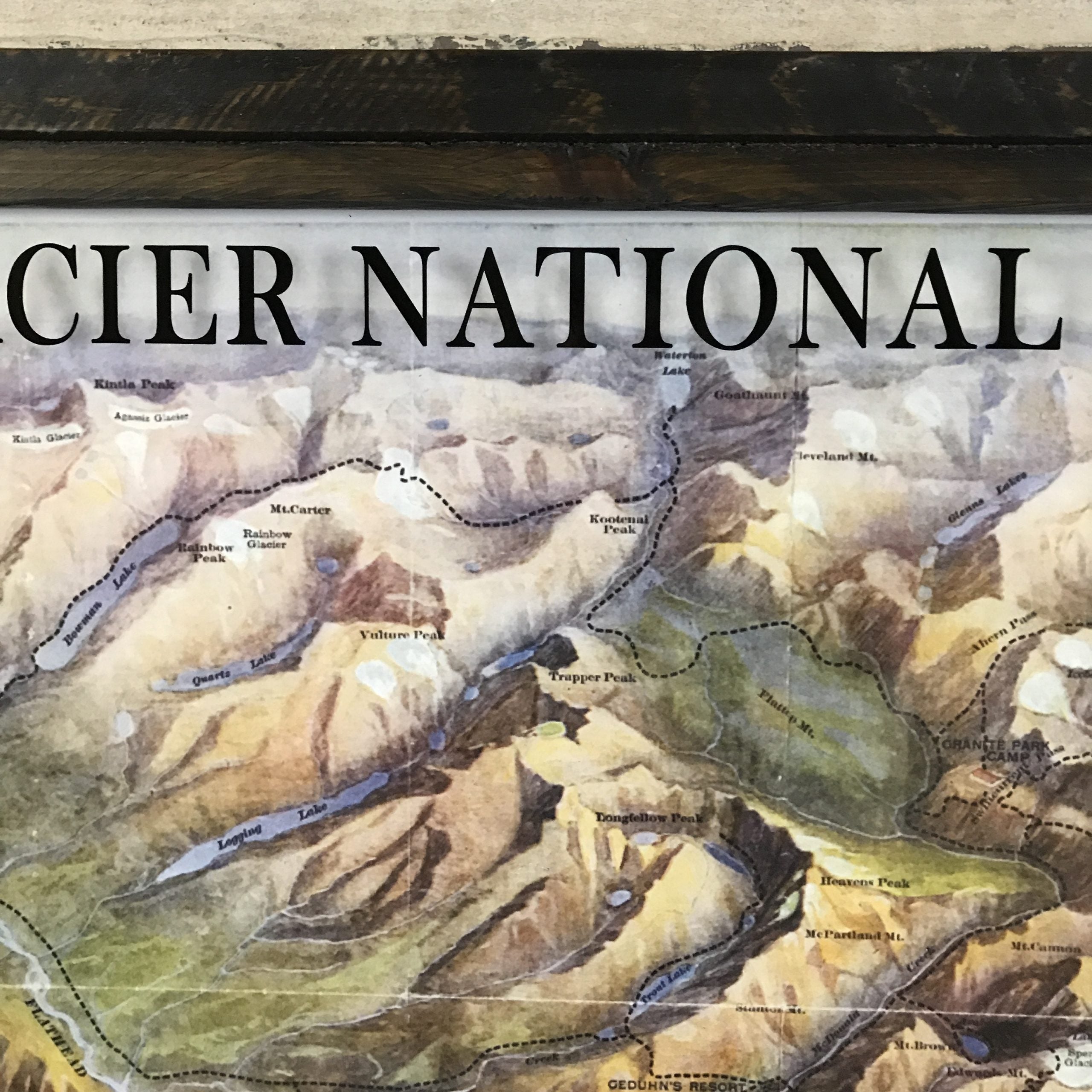 Glacier National Park 1910 Framed Art