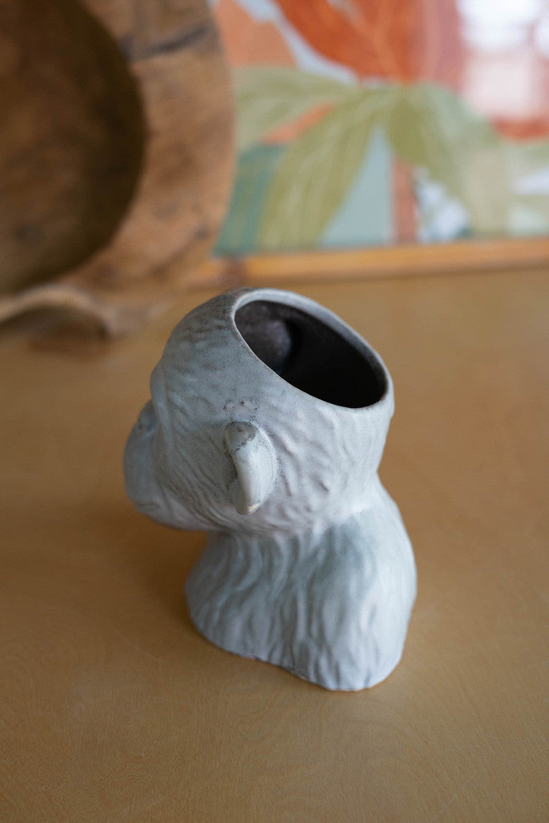 Ceramic Monkey Planter