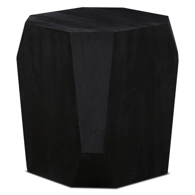 Basalt Geometric Side Table