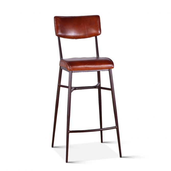 Wellington High Back Bar Chair