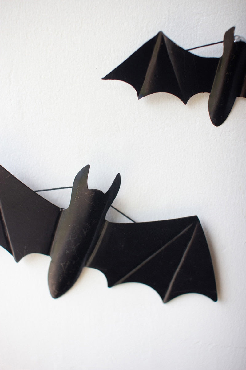 Black Metal Bats Set of 5