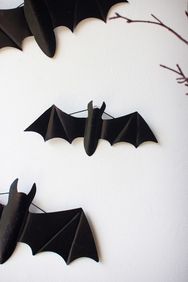 Black Metal Bats Set of 5