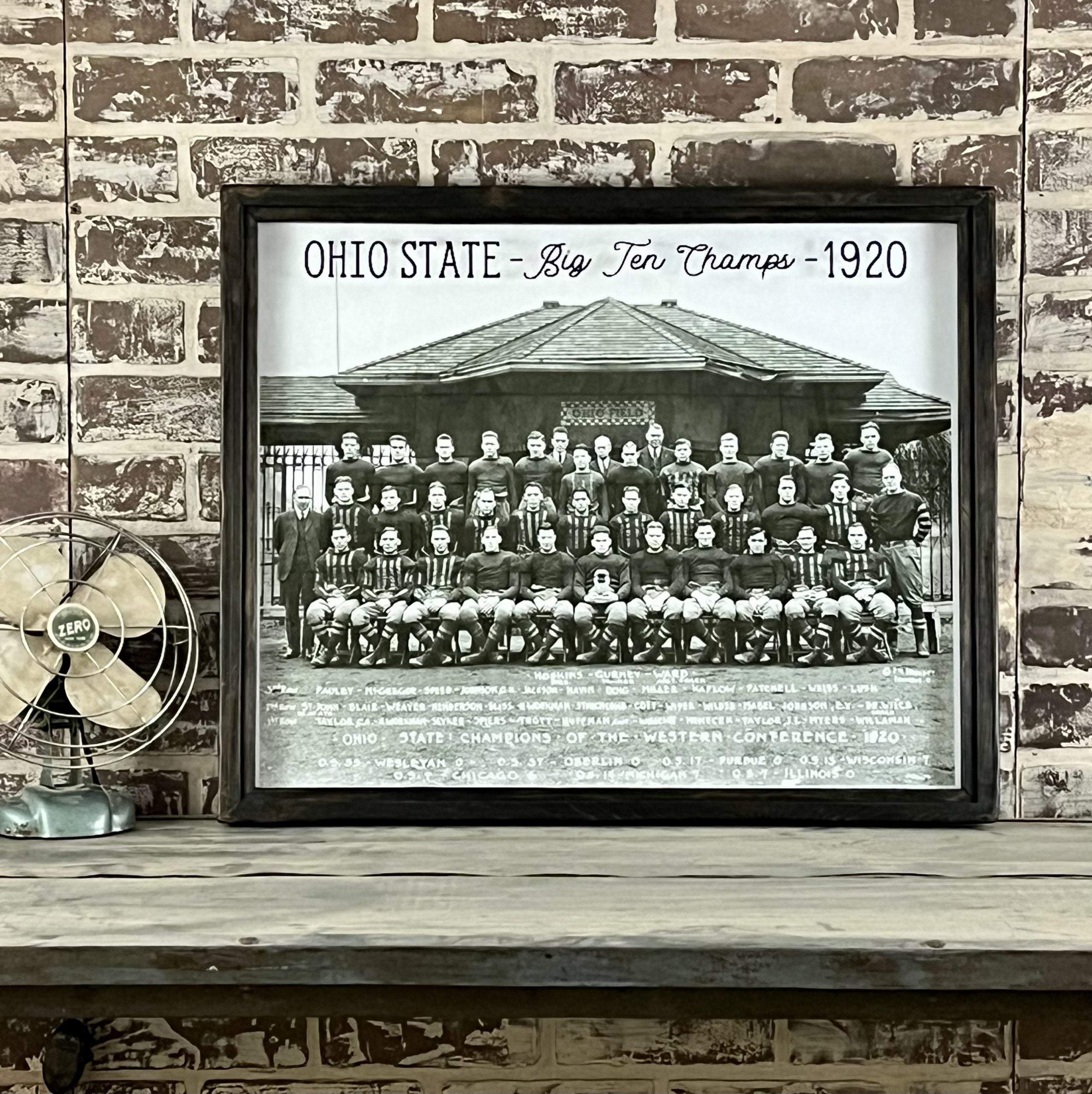 1920 Ohio State Team Framed Art