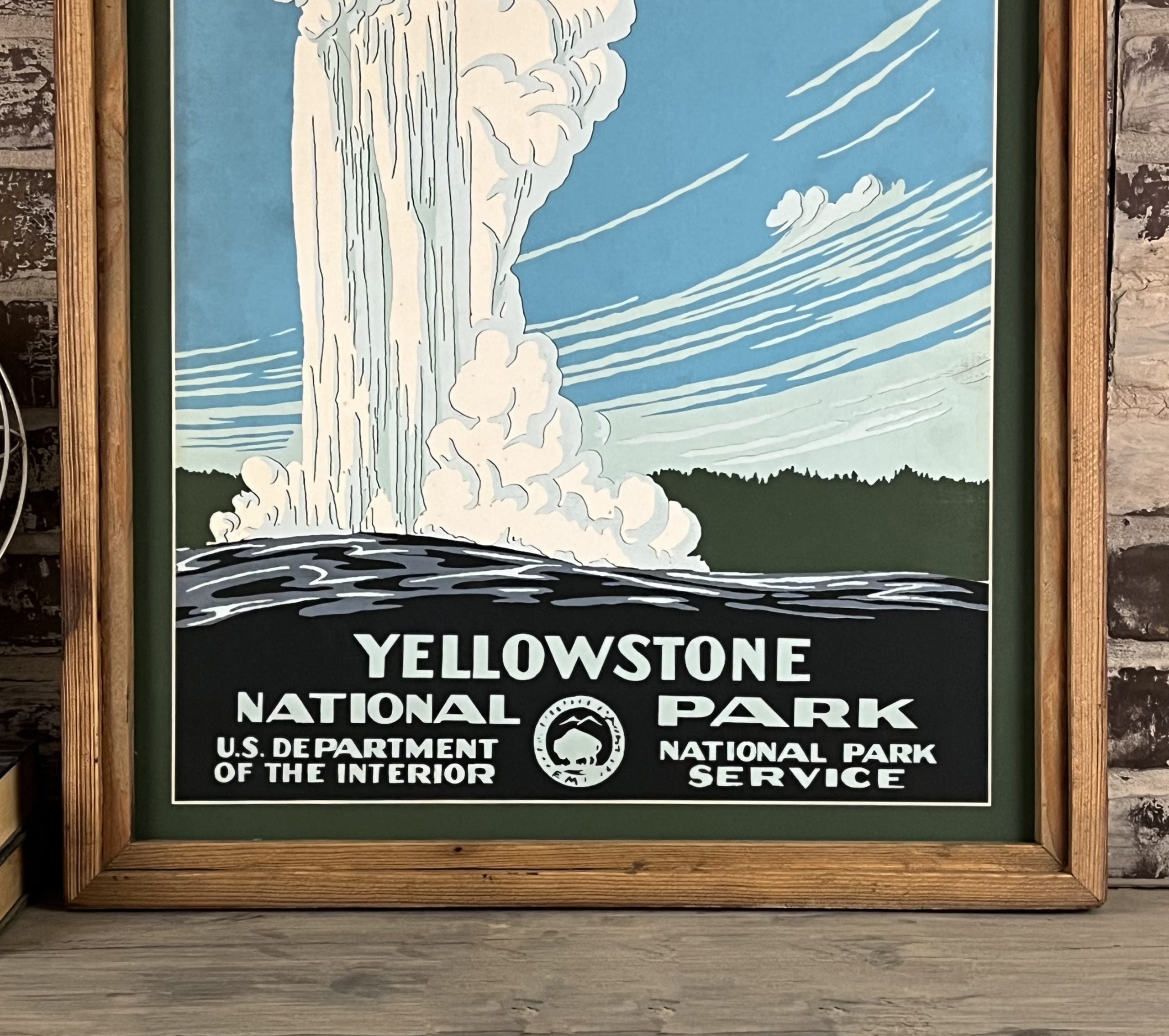 Yellowstone National Park Framed Art