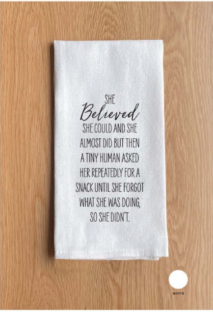 Quote Dish Towel