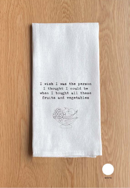 Quote Dish Towel