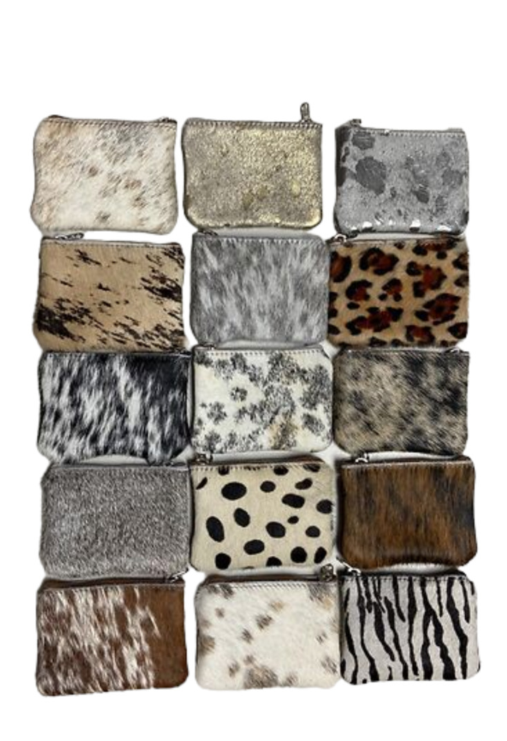 Cowhide Coinpurse- Rectangle