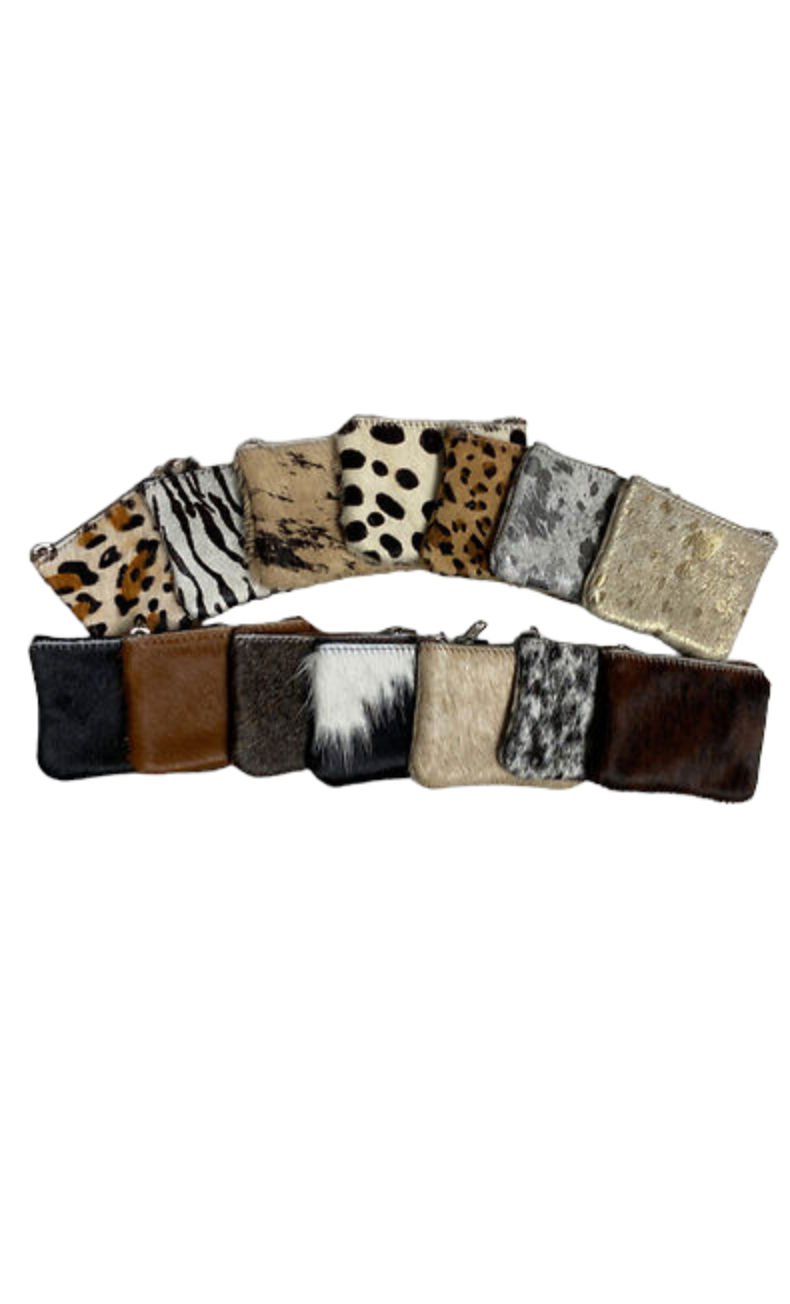 Cowhide Coinpurse- Rectangle