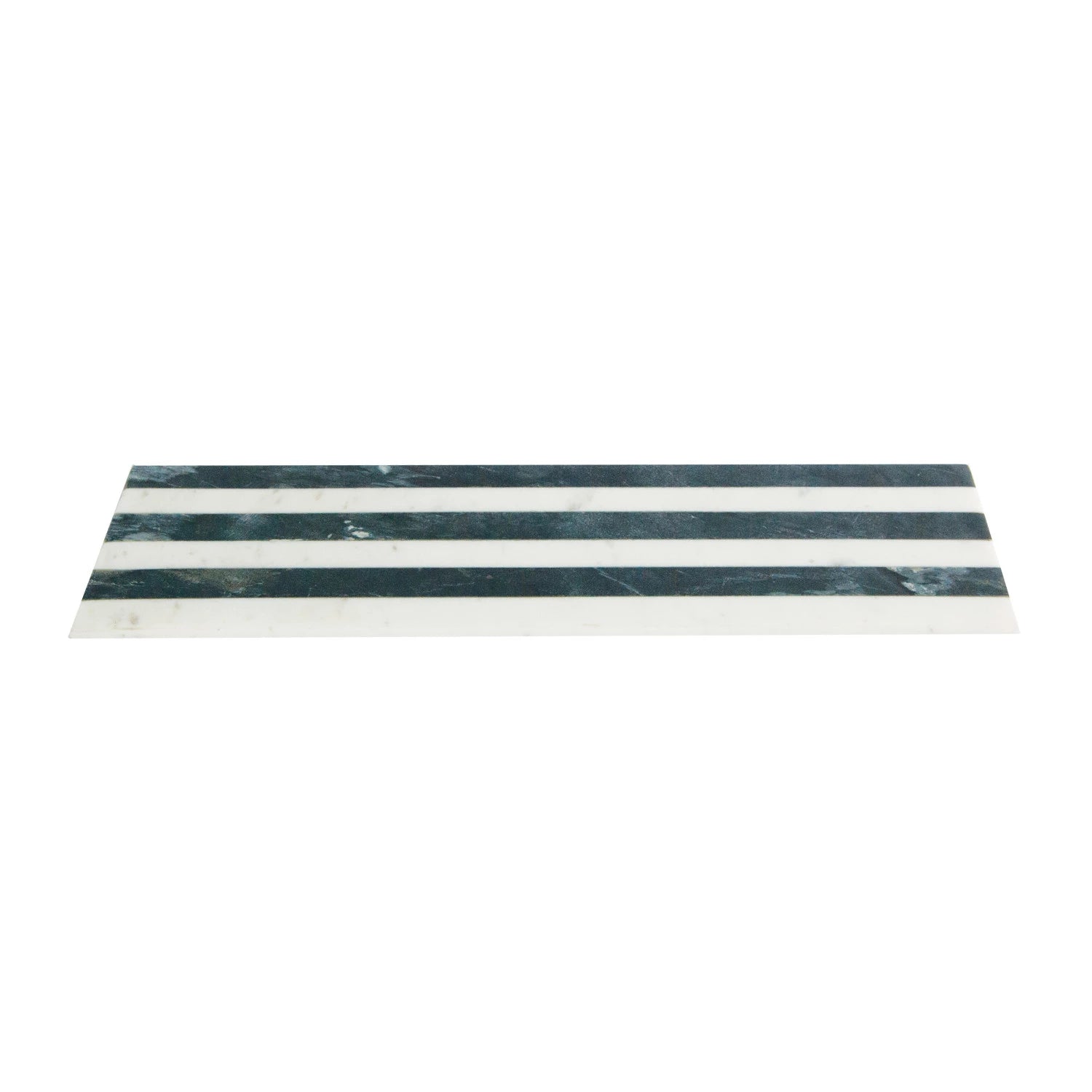 Black & White Striped Marble Cheese/Serving Board