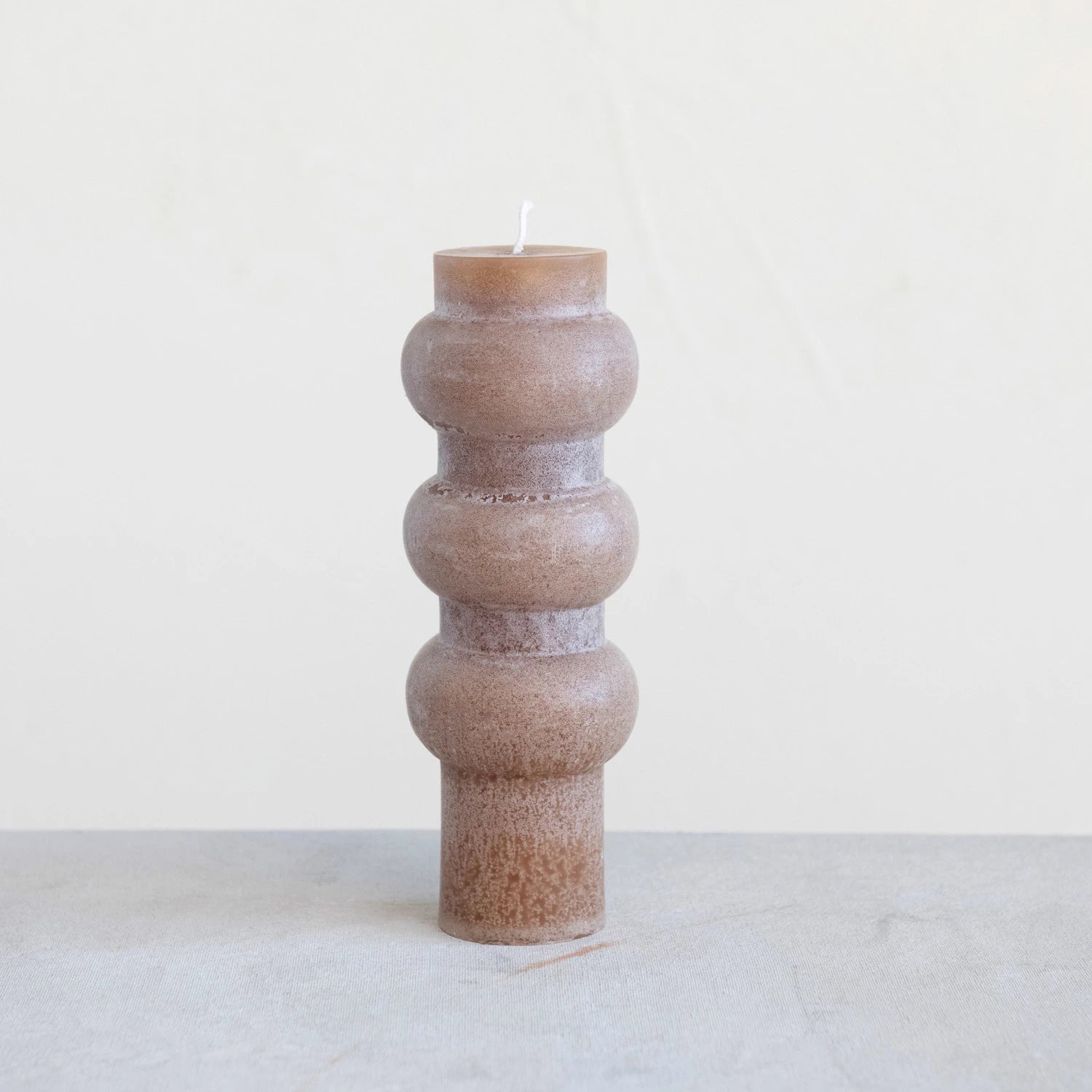 Cappuccino 9" Unscented Totem Pillar Candle