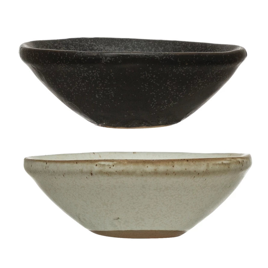 Small Stoneware Bowl w/ Matte Reactive Glaze
