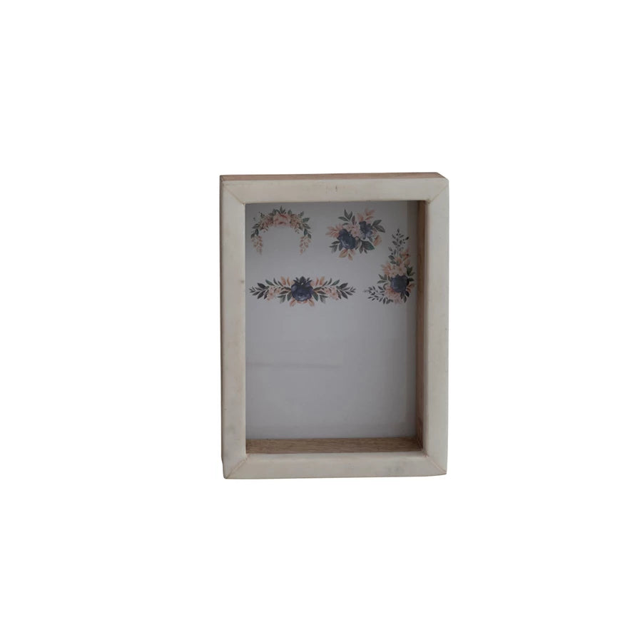 Marble & Wood Shadow Box 5x7" Frame