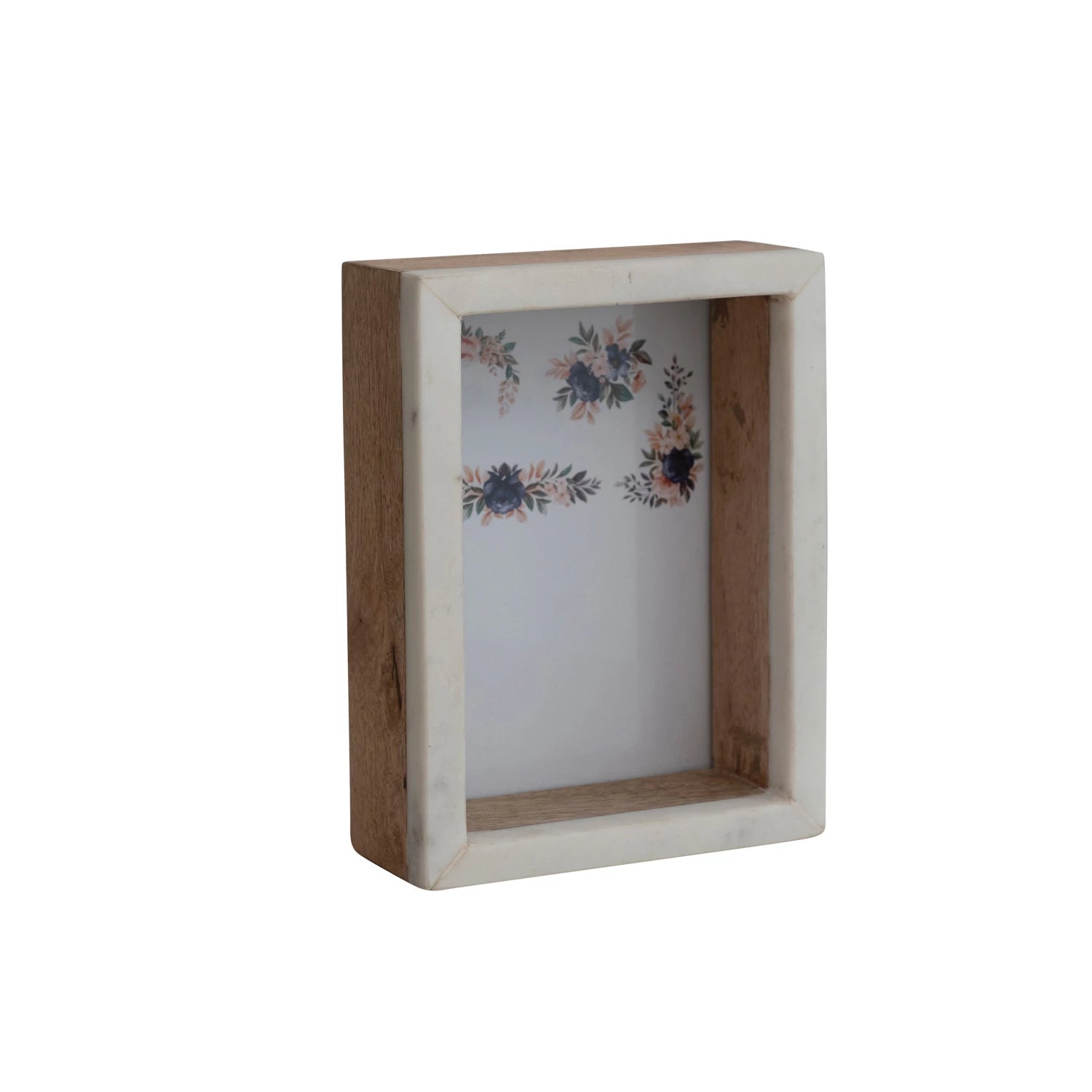 Marble & Wood Shadow Box 5x7" Frame