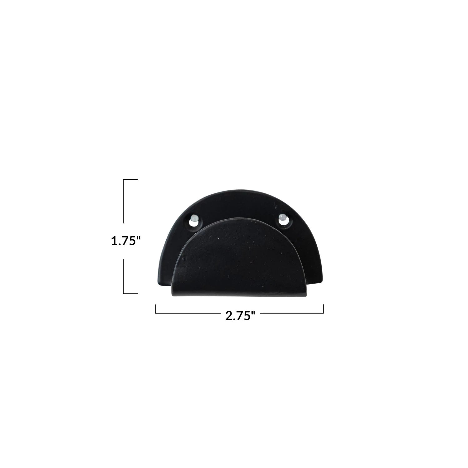 Matte Black Wide Arched Wall Hook