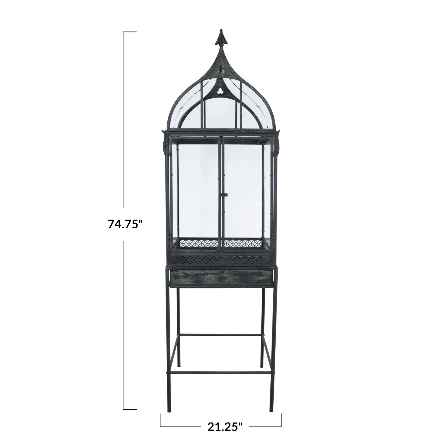 Metal & Acrylic Terrarium w/ Legs