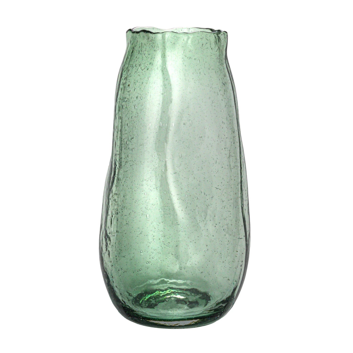 Recycled Glass Organic Shaped Vase