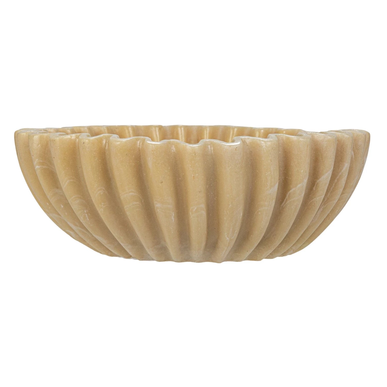 Decorative Resin Pleated Bowl