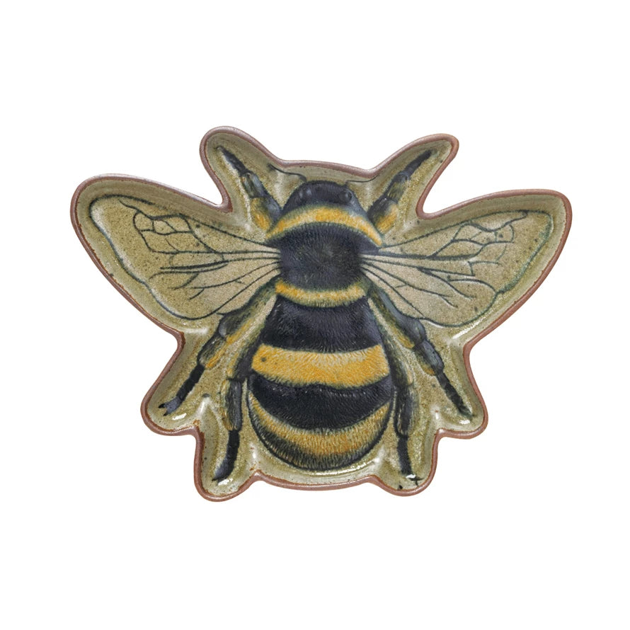 Stoneware Bee Plate