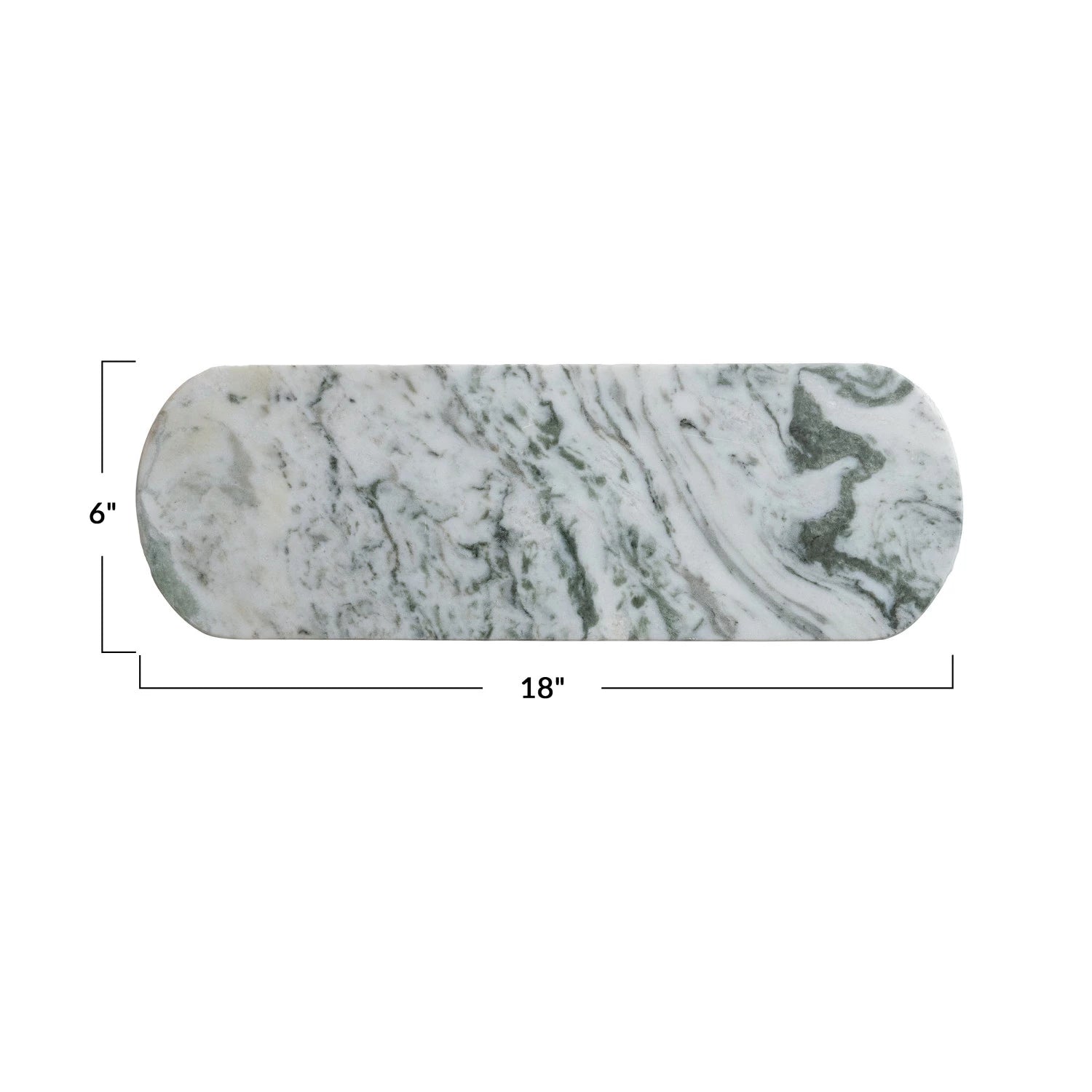 Green Melange Marbled Cheese/Cutting Board