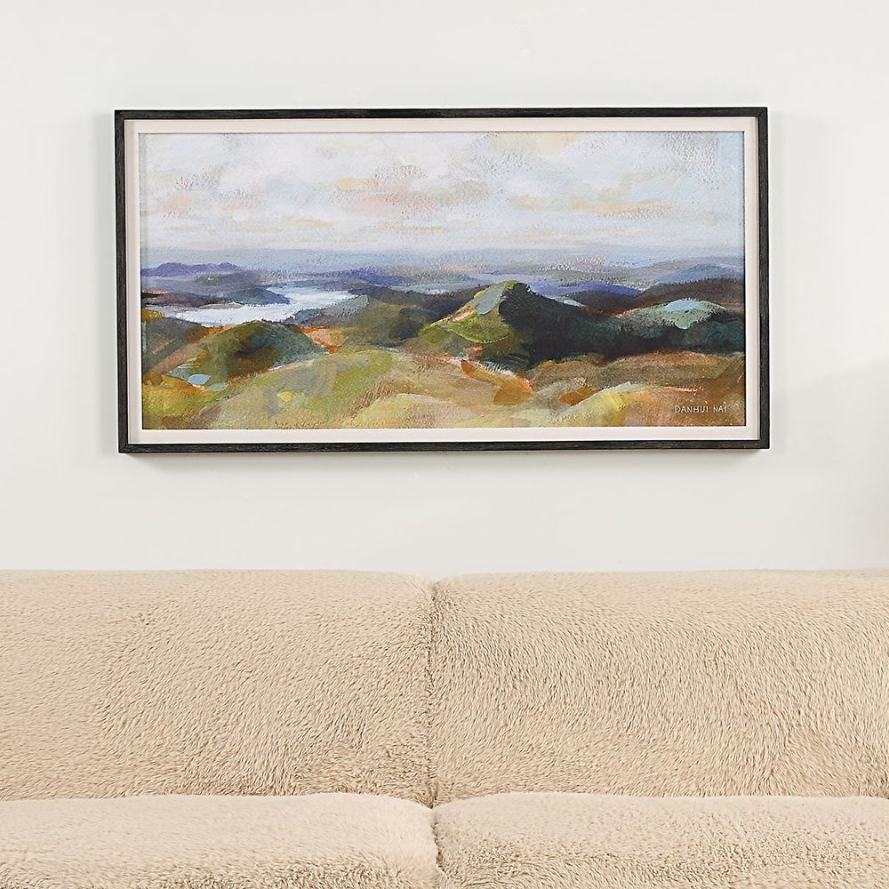 Above the Lakes Framed Art