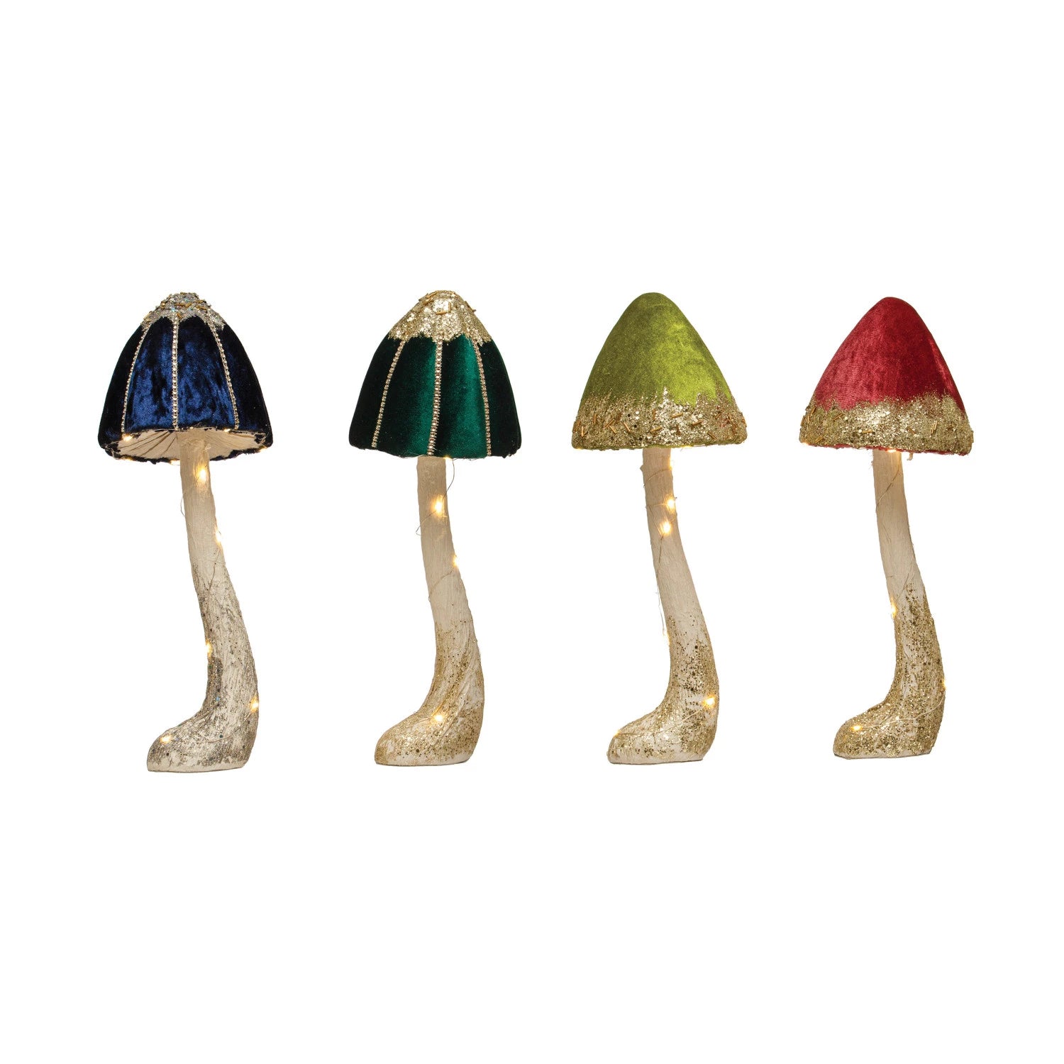 Velvet Mushroom w/ LED Lights