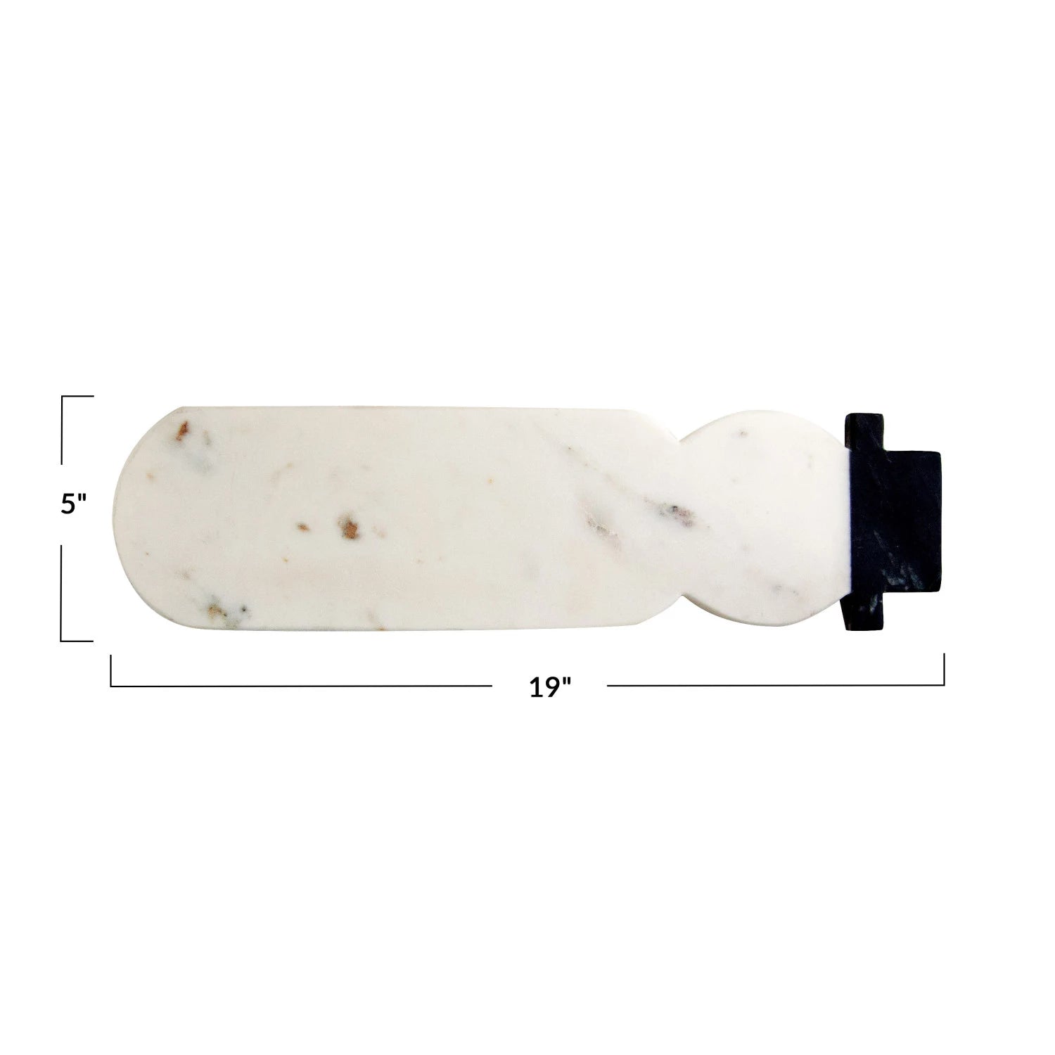 Marble Snowman Cheese/Cutting Board