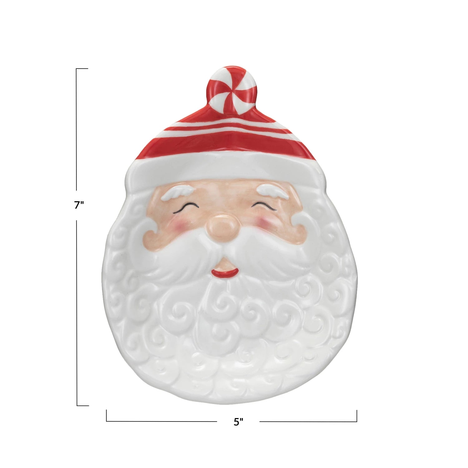 Ceramic Santa Plate