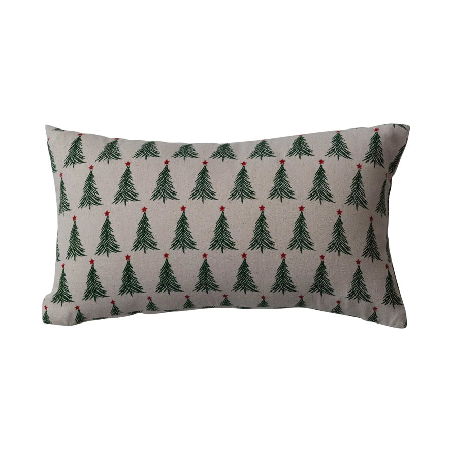 Pine Tree Lumbar Pillow