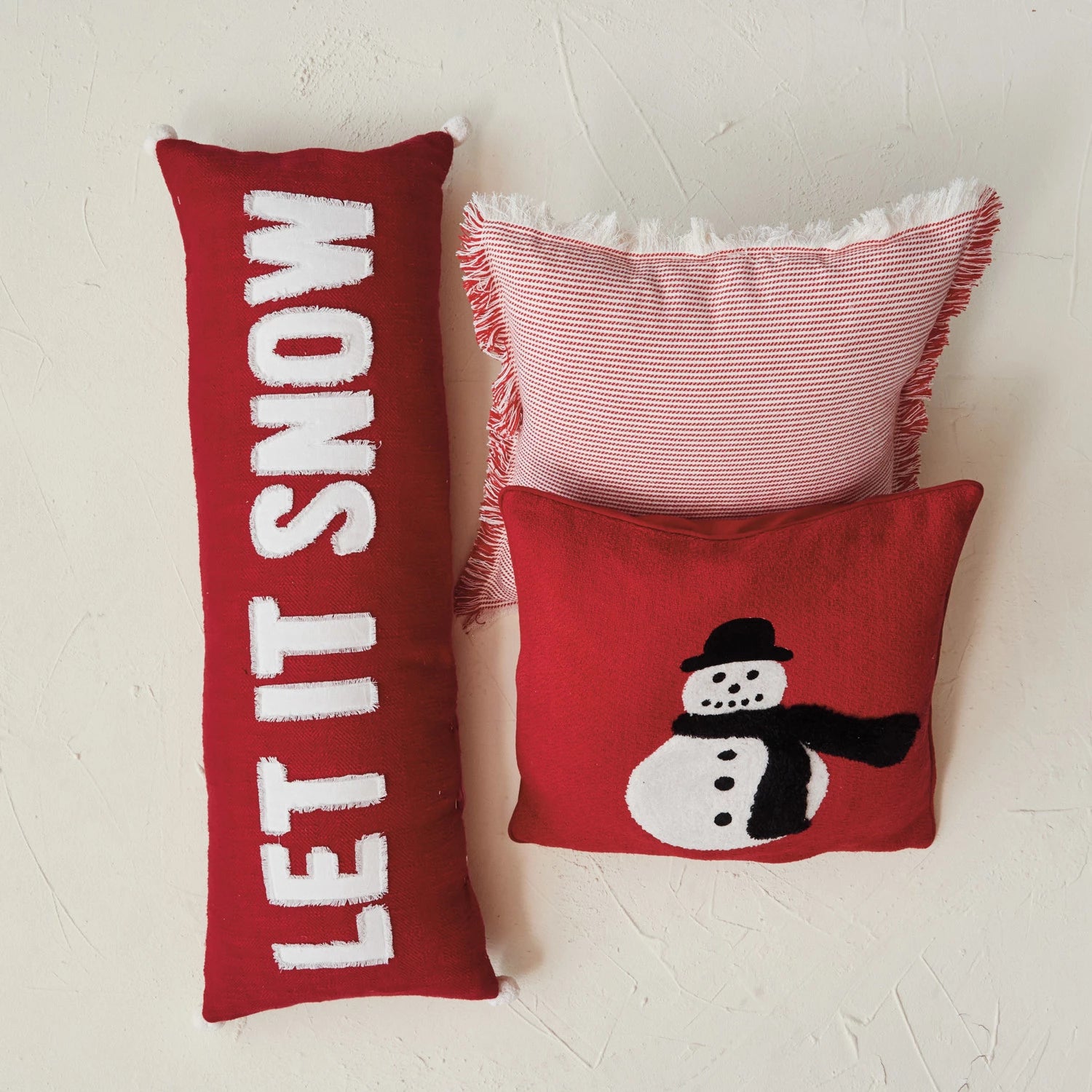 Let It Snow Lumbar Pillow